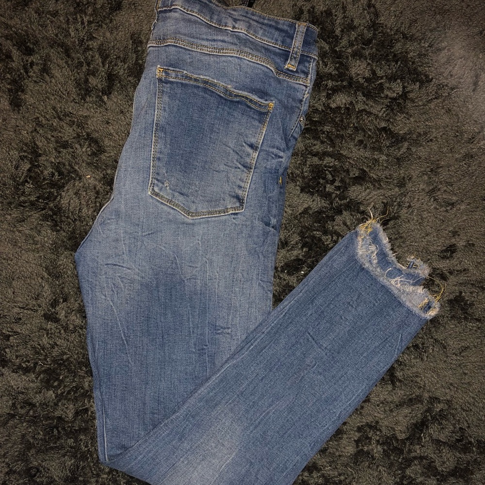 Zara Skinny Ankle Jeans